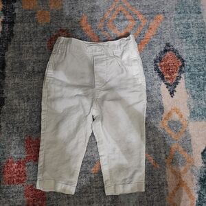 Janie and Jack White Linen Pants